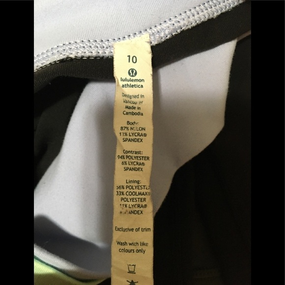 11. LULULEMON Dharana Black Petal POP Crop - Picture 10 of 15